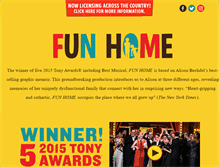 Tablet Screenshot of funhomebroadway.com